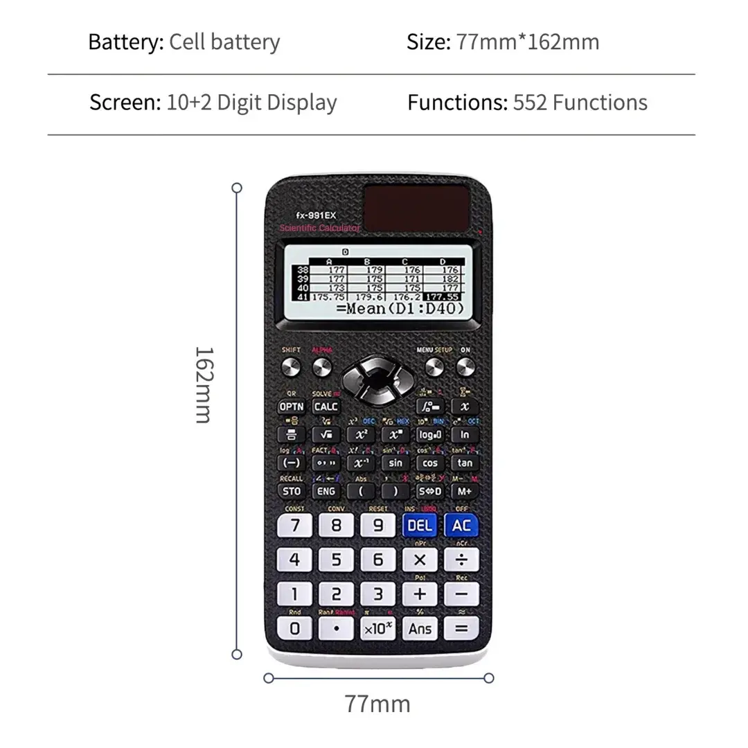Calculadora fx-991EX — foto 02