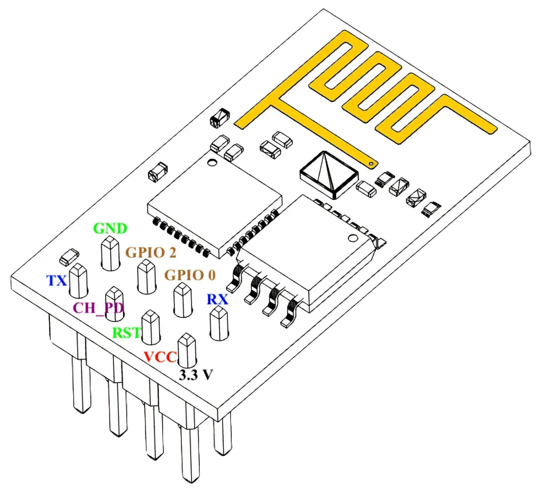 ESP-01S 8266 — foto 02