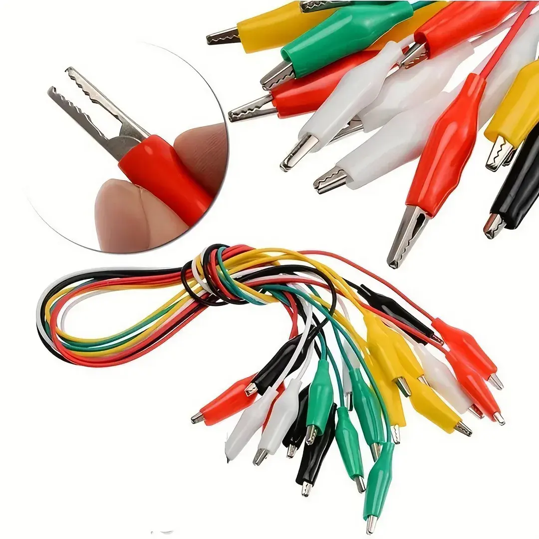 Cables Prueba Cocodrilo cocodrilo — foto 01