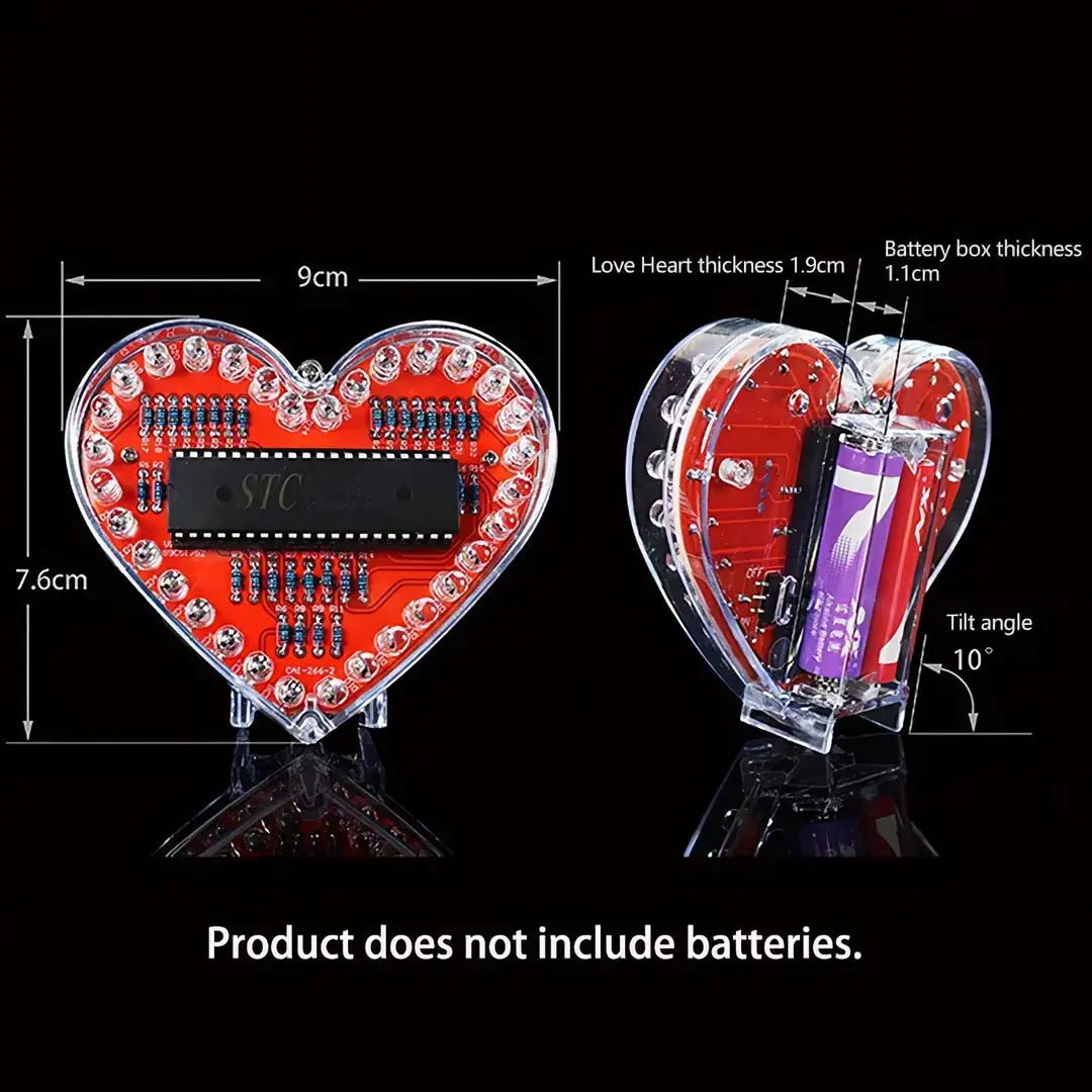 Kit LED Corazón RGB Fluente — foto 01