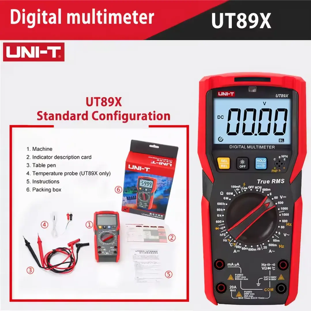 Multímetro UT89X UNI-T — foto 01