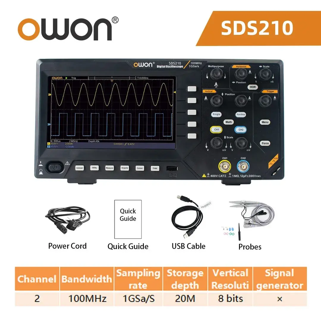 Osciloscopio Mesa OWON SDS210S — foto 01