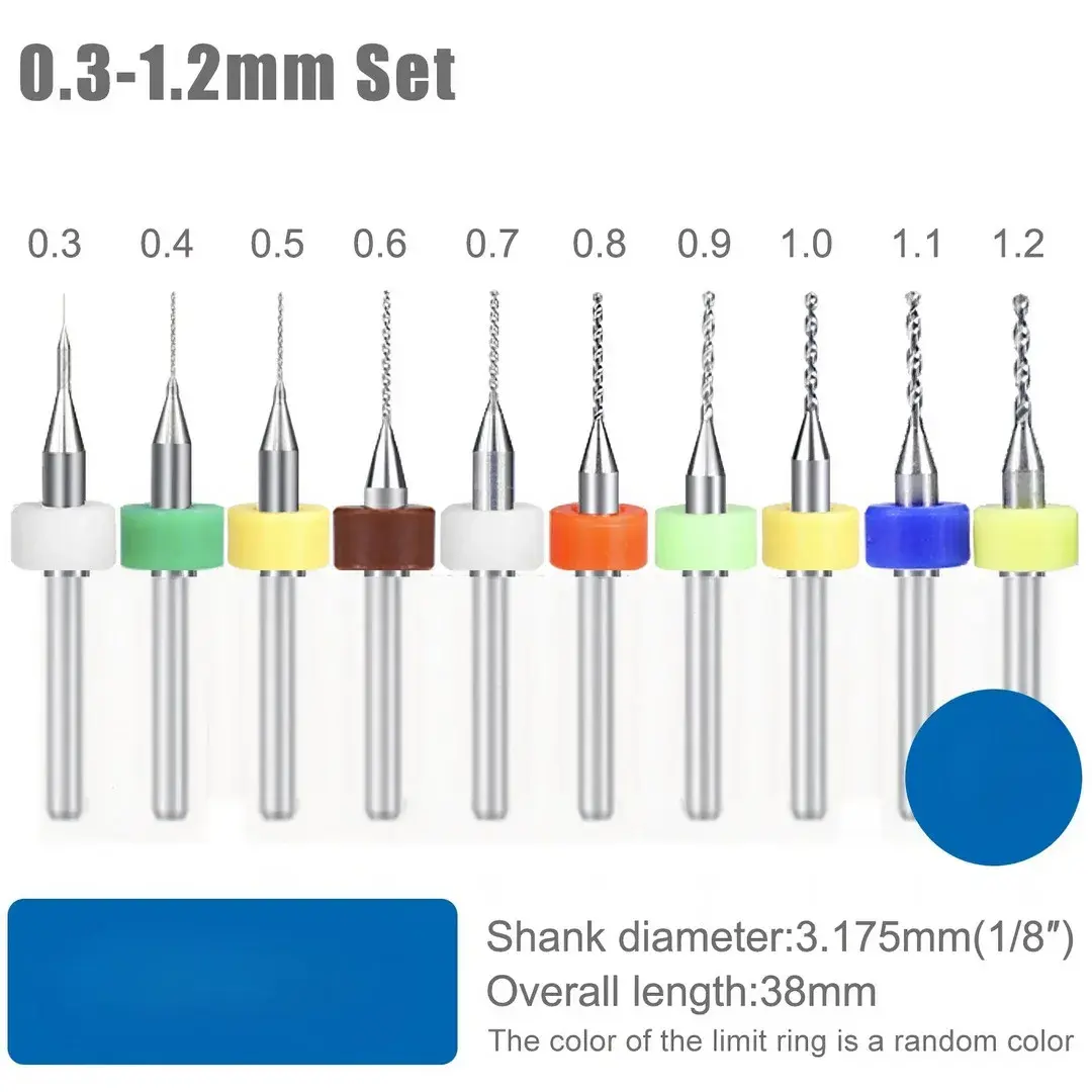 Set Brocas PCB 0.3-1.2mm — foto 01